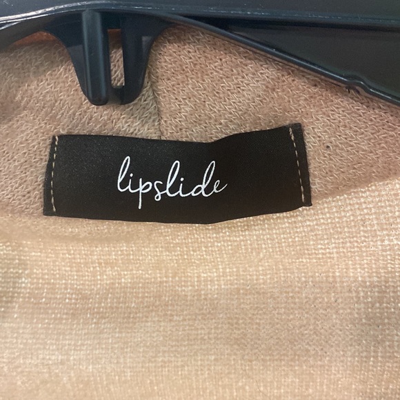 Lipslide Tan zipped cardigan jacket - Picture 7 of 10